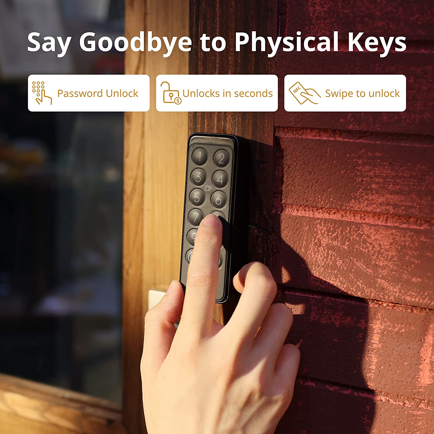 SwitchBot Keypad Touch (W2500020) view 2