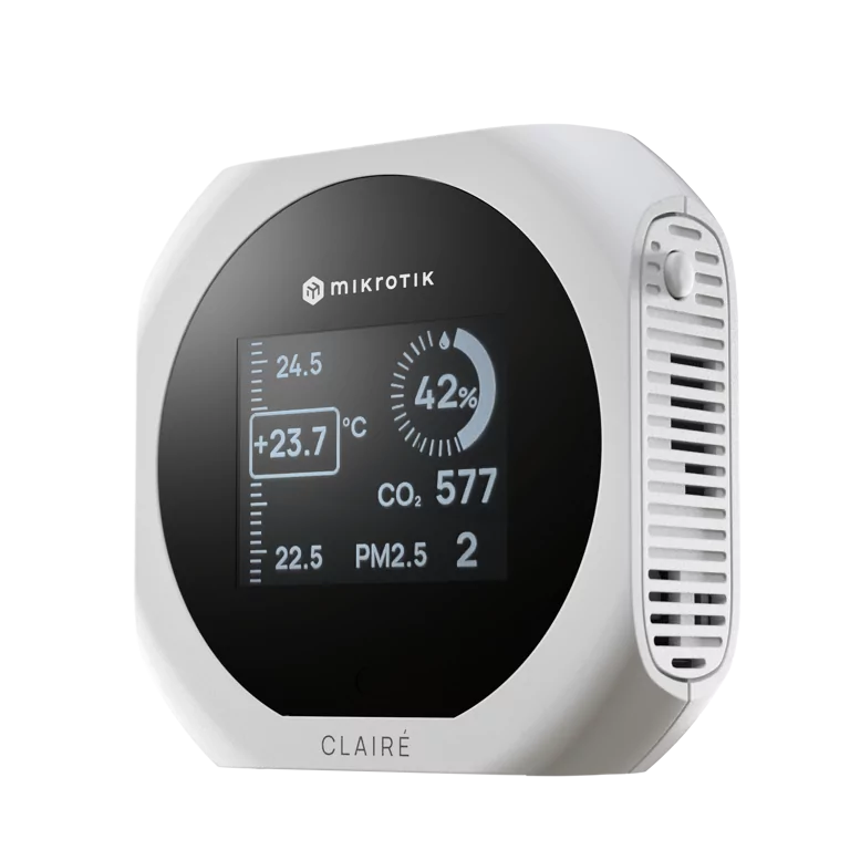 MikroTik CLAIRÉ E-Ink Hava Kalitesi Monitörü (IAQM-THC2PV-W) view 5