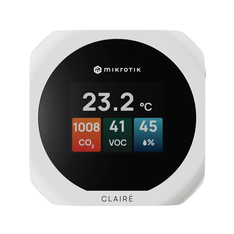 MikroTik CLAIRÉ lite E-Ink Sıcaklık ve Nem Monitörü (IAQM-THC2V-W) view 2