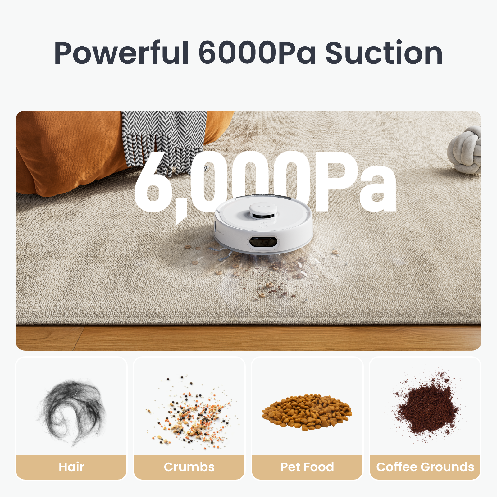 SwitchBot K11+ Mini Robot Vacuum (W3003100) view 4