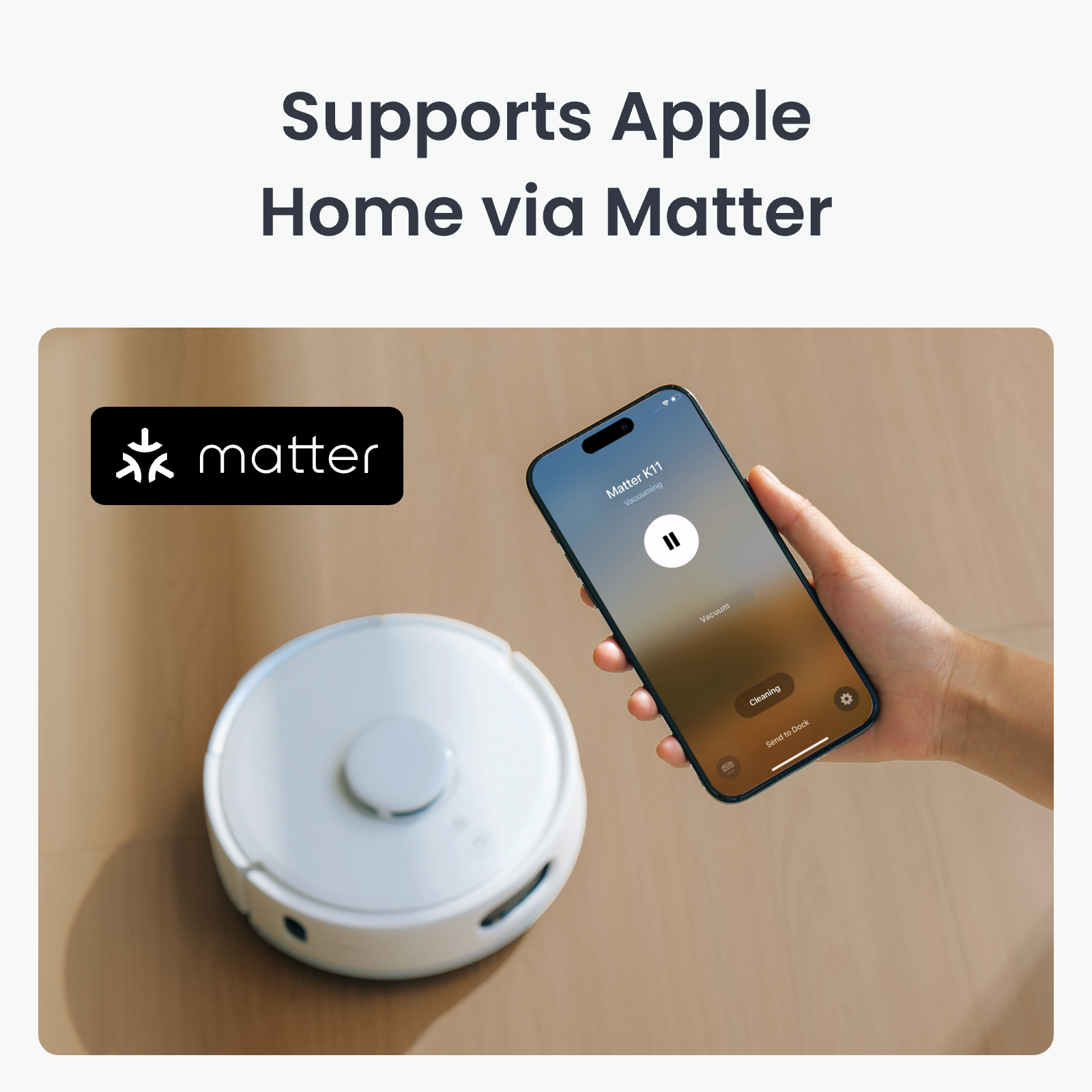 SwitchBot K11+ Mini Robot Vacuum (W3003100) view 6
