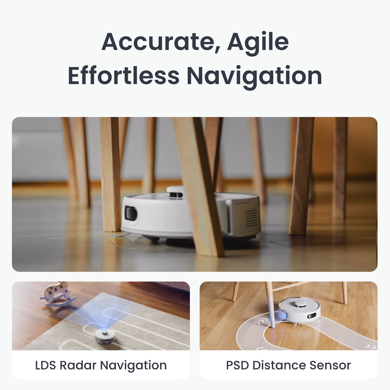 SwitchBot K11+ Mini Robot Vacuum (W3003100) view 8