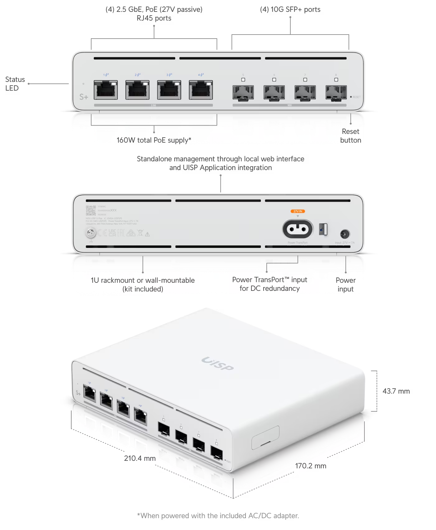 Ubiquiti UISP Switch Plus (UISP-S-Plus) view 6